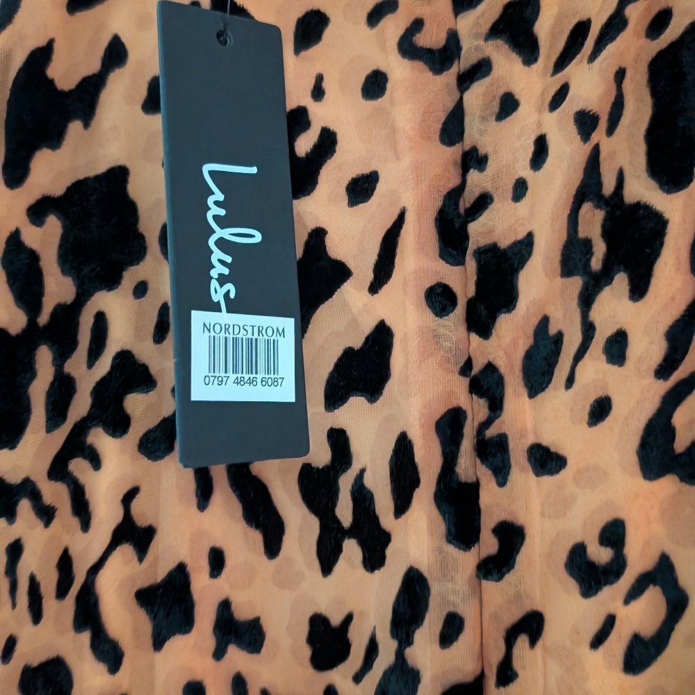 Leopard Print Slip Dress - Picture 3 of 3